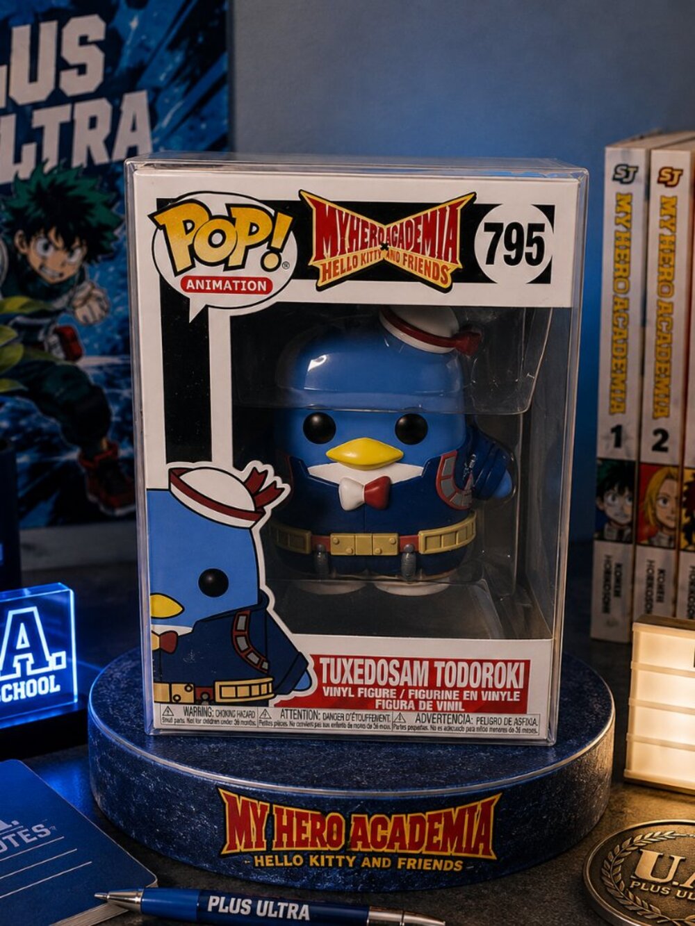 Rare Sanrio x My Hero Academia TuxedoSam Todoroki Funko Pop! #795